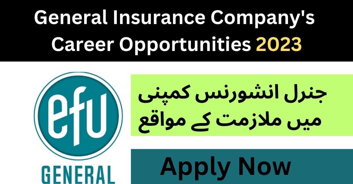 General Insurance Company’s Career Opportunities 2023